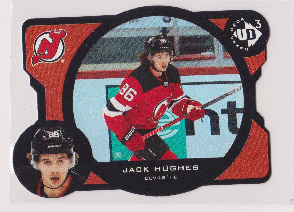 (image for) 2020-21 Upper Deck UD3 #UD320 Jack Hughes 0004/1000